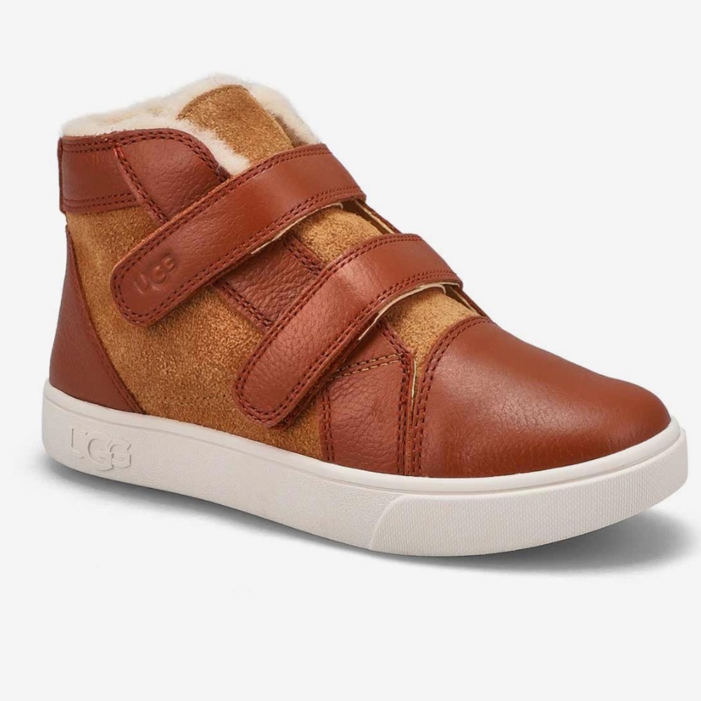 UGG • high top leather sneakers • 6